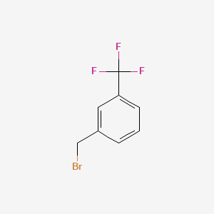 Chemical structure of 3-(Trifluoromethyl)benzyl bromide