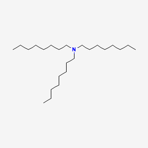 Chemical structure of Trioctylamine