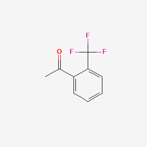 Chemical structure of 2′-(Trifluoromethyl)acetophenone