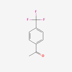 Chemical structure of 4′-(Trifluoromethyl)acetophenone