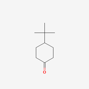 Chemical structure of 4-tert-Butylcyclohexanone