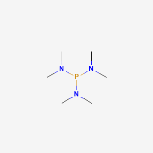 Chemical structure of Tris(dimethylamino)phosphine