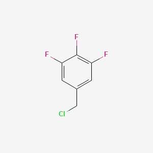 Chemical structure of 3,4,5-Trifluorobenzyl chloride