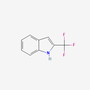 Chemical structure of 2-(Trifluoromethyl)indole