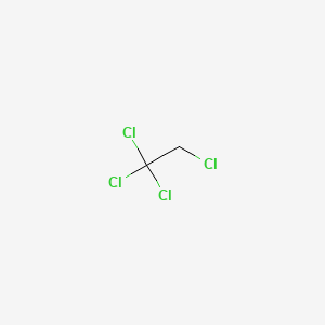 Chemical structure of 1,1,2,2-Tetrachloroethane