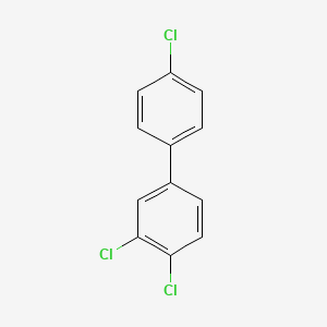 Chemical structure of 3,4,4'-Trichlorobiphenyl