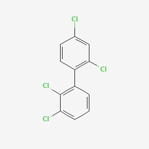 Chemical structure of 2,2',3,4'-Tetrachlorobiphenyl