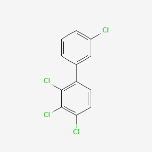 Chemical structure of 2,3,3',4-Tetrachlorobiphenyl