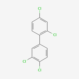 Chemical structure of 2,3',4,4'-Tetrachlorobiphenyl