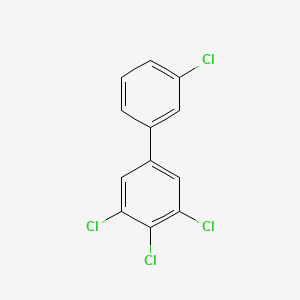 Chemical structure of 3,3',4,5-Tetrachlorobiphenyl