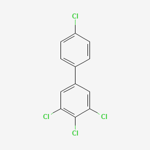 Chemical structure of 3,4,4',5-Tetrachlorobiphenyl