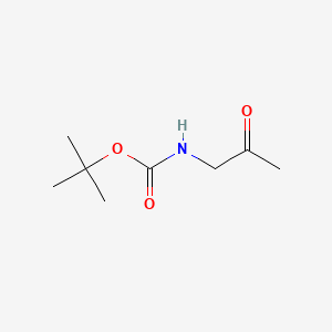 Chemical structure of tert-Butyl N-acetonylcarbamate