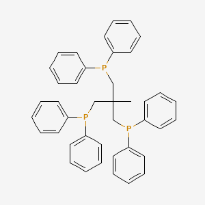 Chemical structure of 1,1,1-Tris(diphenylphosphinomethyl)ethane