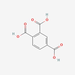Chemical structure of Trimellitic acid