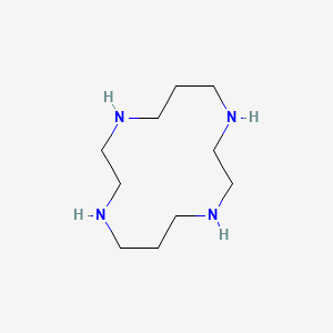 Chemical structure of 1,4,8,11-Tetraazacyclotetradecane