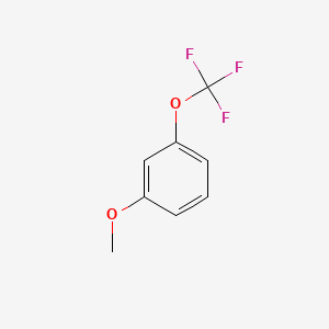 Chemical structure of 3-(Trifluoromethoxy)anisole
