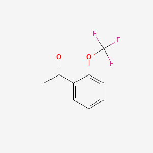 Chemical structure of 2'-(Trifluoromethoxy)acetophenone