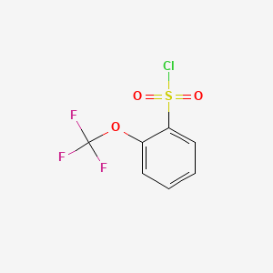 Chemical structure of 2-(Trifluoromethoxy)benzenesulfonyl chloride
