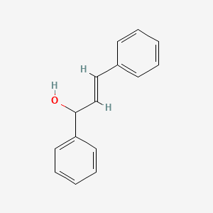 Chemical structure of trans-1,3-Diphenyl-2-propen-1-ol