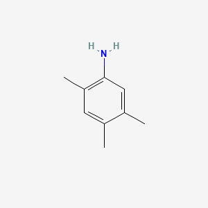 Chemical structure of 2,4,5-Trimethylaniline