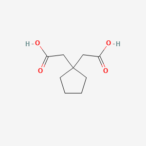 Chemical structure of 3,3-Tetramethyleneglutaric acid