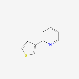Chemical structure of 2-(3-thienyl)pyridine