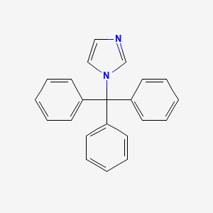 Chemical structure of Dechloroclotrimazole