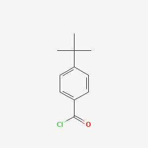 Chemical structure of 4-tert-Butylbenzoyl chloride