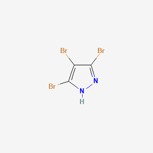 Chemical structure of 3,4,5-Tribromopyrazole
