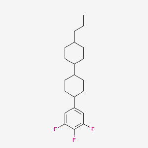Chemical structure of Trans,trans-4'-Propyl-4-(3,4,5-trifluorophenyl)bicyclohexyl