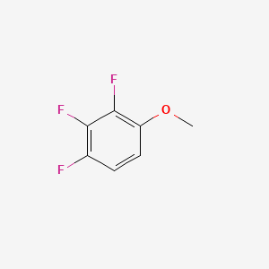 Chemical structure of 2,3,4-Trifluoroanisole