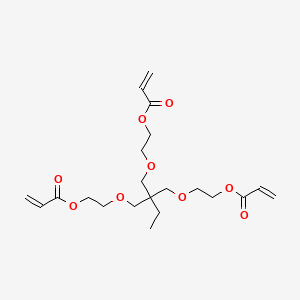 Chemical structure of Trimethylolpropane ethoxylate triacrylate