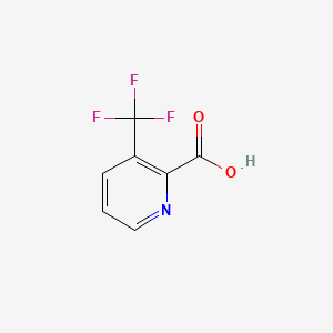 Chemical structure of 3-(Trifluoromethyl)-2-picolinic Acid
