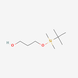 Chemical structure of 3-[(tert-Butyldimethylsilyl)oxy]-1-propanol