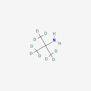 Chemical structure of tert-Butyl-d9-amine