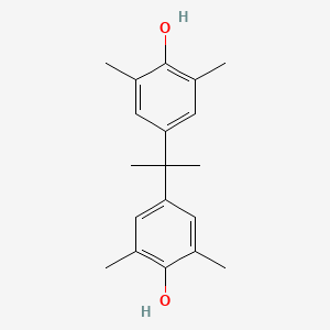 Chemical structure of 4,4'-Isopropylidenedi-2,6-xylol