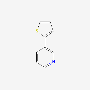 Chemical structure of 3-(2-Thienyl)pyridine
