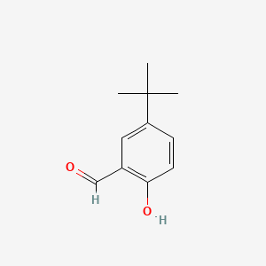 Chemical structure of 5-tert-butyl-2-hydroxybenzaldehyde