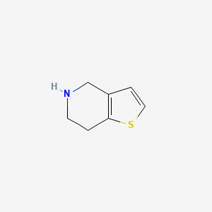 Chemical structure of 4,5,6,7-Tetrahydrothieno[3,2-c]pyridine