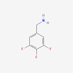 Chemical structure of 3,4,5-Trifluorobenzylamine