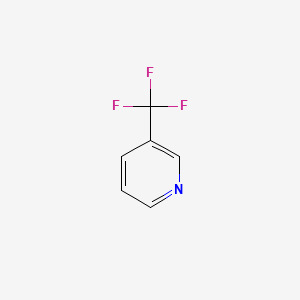 Chemical structure of 3-(Trifluoromethyl)pyridine