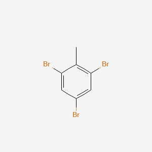 Chemical structure of 2,4,6-Tribromotoluene