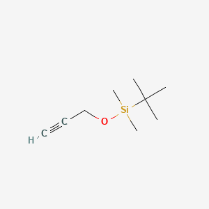 Chemical structure of Propargyloxy-t-butyldimethylsilane