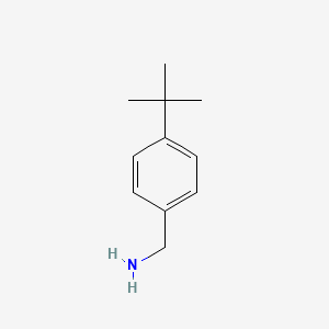 Chemical structure of 4-tert-Butylbenzylamine
