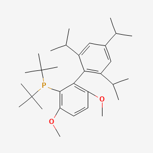 Chemical structure of tBuBrettPhos