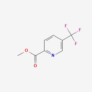Chemical structure of 5-Trifluoromethyl-pyridine-2-carboxylic acid methyl ester