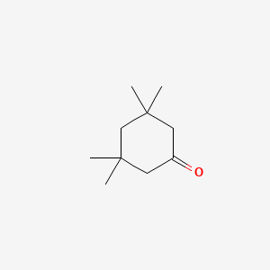Chemical structure of 3,3,5,5-Tetramethylcyclohexanone
