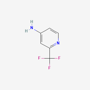 Chemical structure of 2-Trifluoromethyl-4-amino-pyridine
