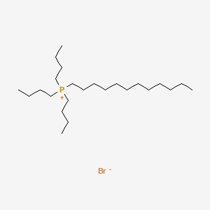 Chemical structure of Tributyldodecylphosphonium Bromide