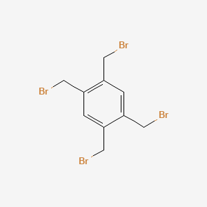 Chemical structure of 1,2,4,5-Tetrakis(bromomethyl)benzene